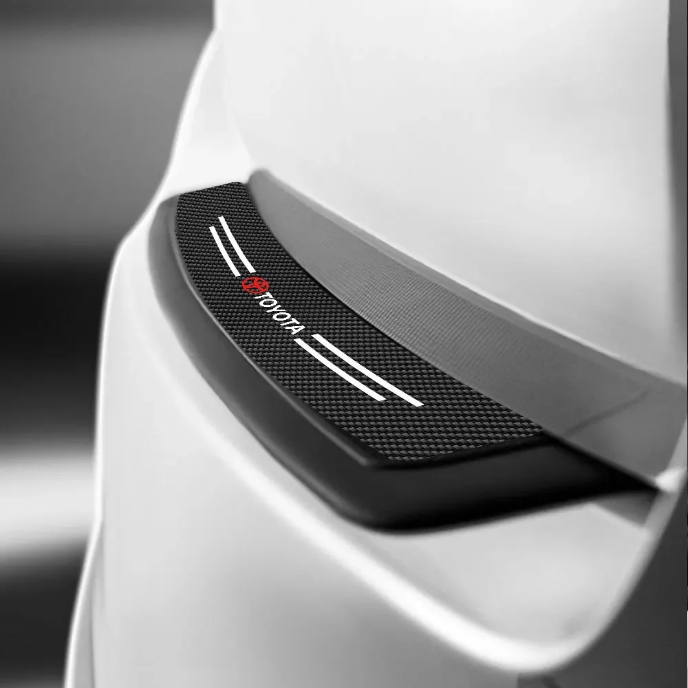 ملصق شريط واقي لباب السيارة من ألياف الكربون ، توي...