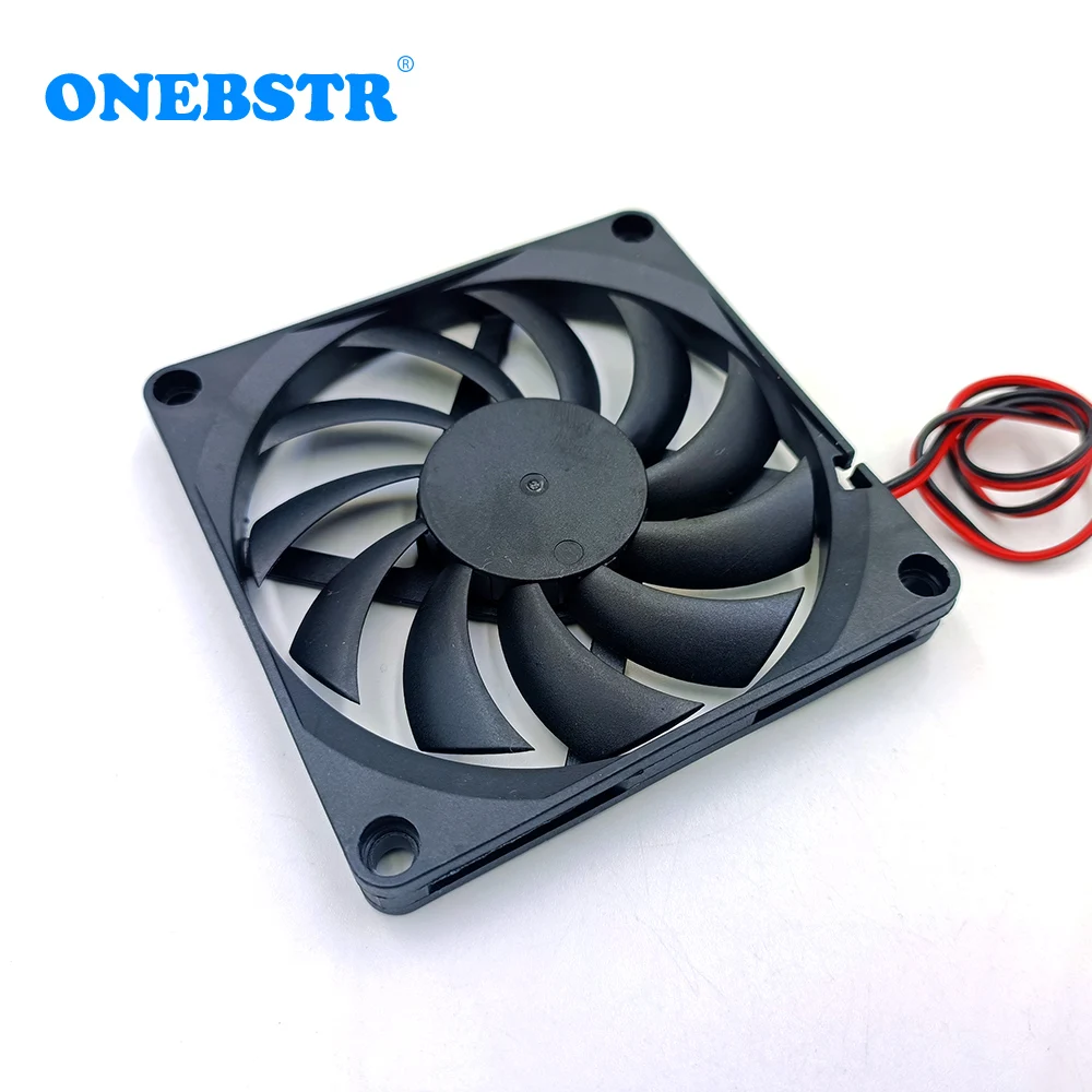 Ventilador sem Escova com Rolamento para Computador Cpu 5v 12v 24v 80x80x10 mm Dissipador de Calor do Computador Fonte de Alimentação