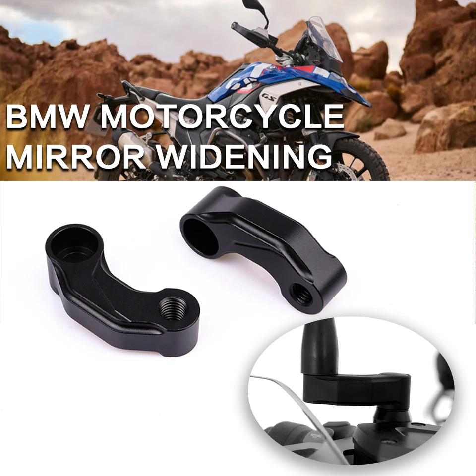백미러용 확대 브래킷, BMW R1300GS F900GS ADV R1250GS R1200GS F 850 800 750 GS S 1000 XR R
