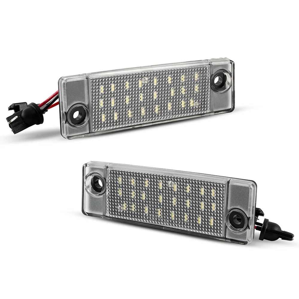 Kentekenverlichting 2 Stuks Led Kentekenverlichting Voor Fiat 500 Voor Abarth 500 500C 695 595 6000K Xenon Wit Hoge Helderheid Kentekenverlichting Geen Fout Kentekenverlichting van auto's