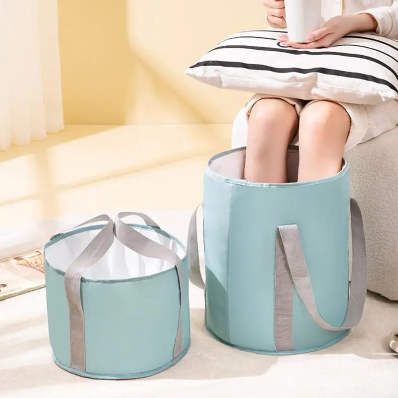 Foot bath bucket portable ice bath tub foldable for outdoor travel