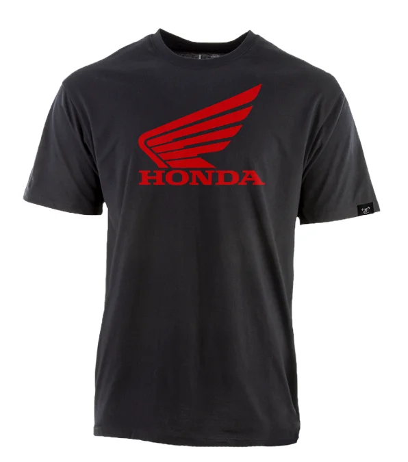 Honda brand classic men's T-shirt summer casual wear red