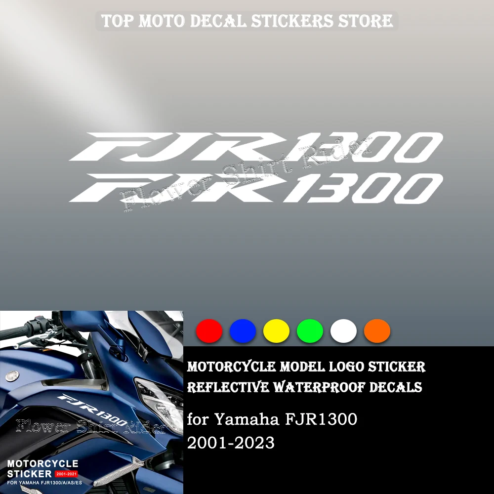 Motorcycle Reflective Front Stickers Waterproof Decal for Yamaha FJR1300 FJR 1300 2001-2023