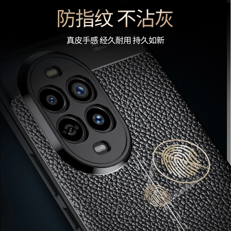 Shockproof TPU Leather Back Cover - Premium Protective Case