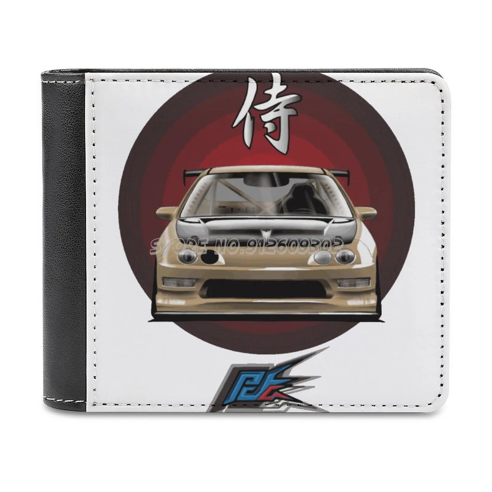 Integra Dc5 Brown Leather Wallet Men's Diy Personalized Purse Father's Day Gift Jdm Rsx Acura Dc1 Dc2 Dc3 Dc4 |