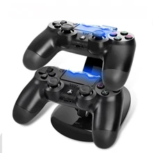 

PS4 Controller Charger Dock LED Dual USB ps 4 Charging Stand Station Cradle For Sony Playstation 4 PS4 / PS4 Pro Slim Controller