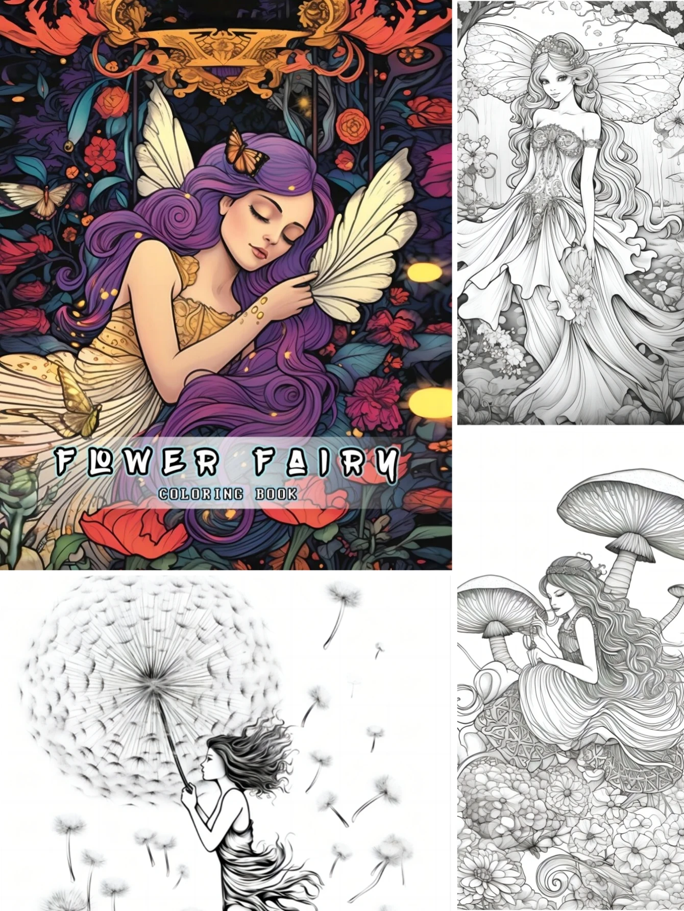 1pc Art Coloring Book 22 Page Coloring Books Gift For Birthday Party Relieve Stress Kill Time Graffiti Painting Drawing Art Book 4