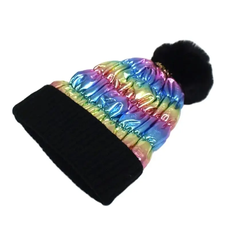 

LDSLYJR Autumn and Winter Acrylic Color Thicken Knitted Hat Winter Warm Hat Skullies Cap Beanie Hat for Men and Women 195