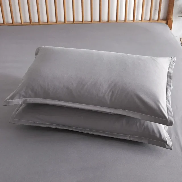 Ensemble de draps-housses en coton, 3 pièces (1 drap-housse + 2 taies d'oreiller), housse de matelas douce et respirante avec housse d'oreiller, ensemble de literie 4