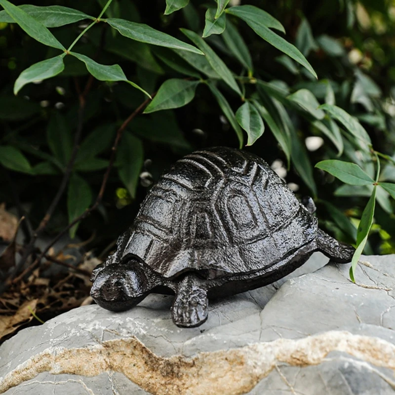 Animal Shaped Key Holder with Secret Compartment Decorative Jewelry Concealer Outdoor Decoration for Garden or Patios B03E