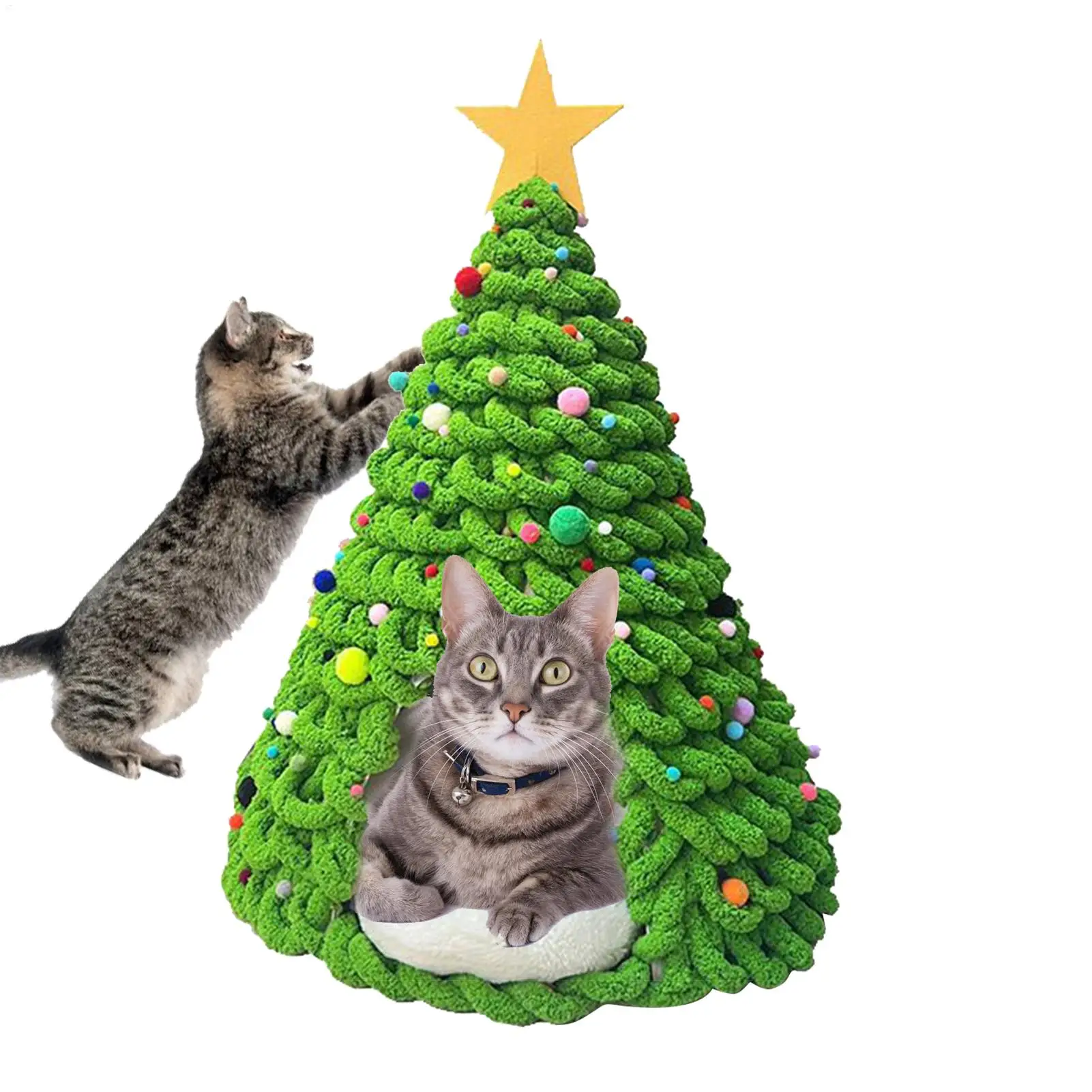 Christmas Tree Cat House Kit image 1
