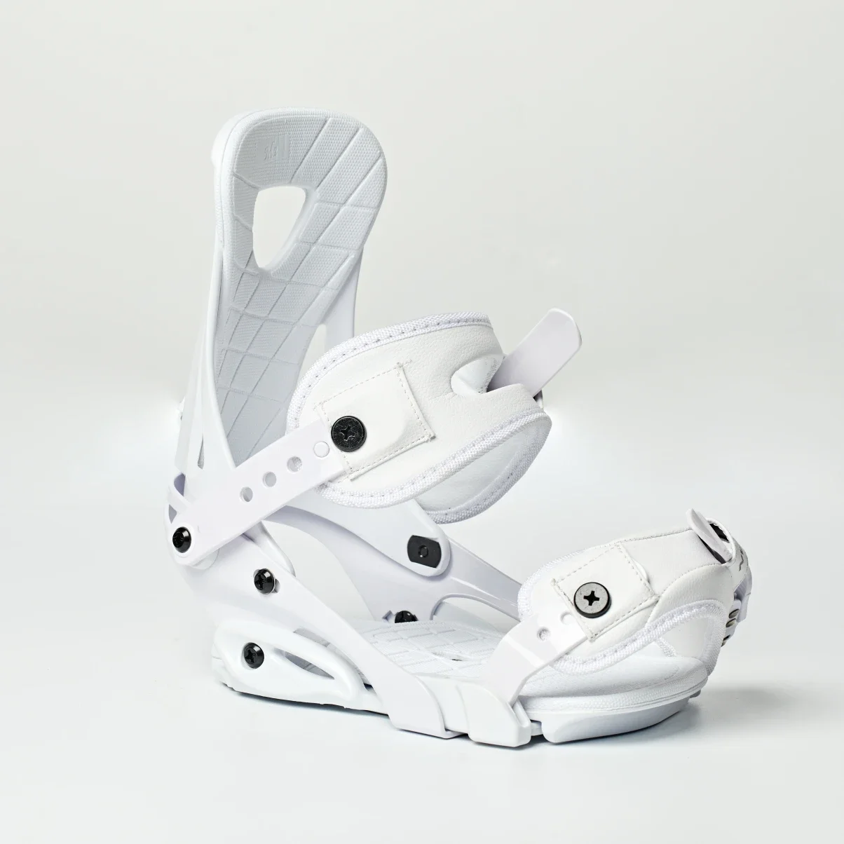 

Freestyle Adjustable Light Weight Union Freestyle M L Snowboard Bindings White Color