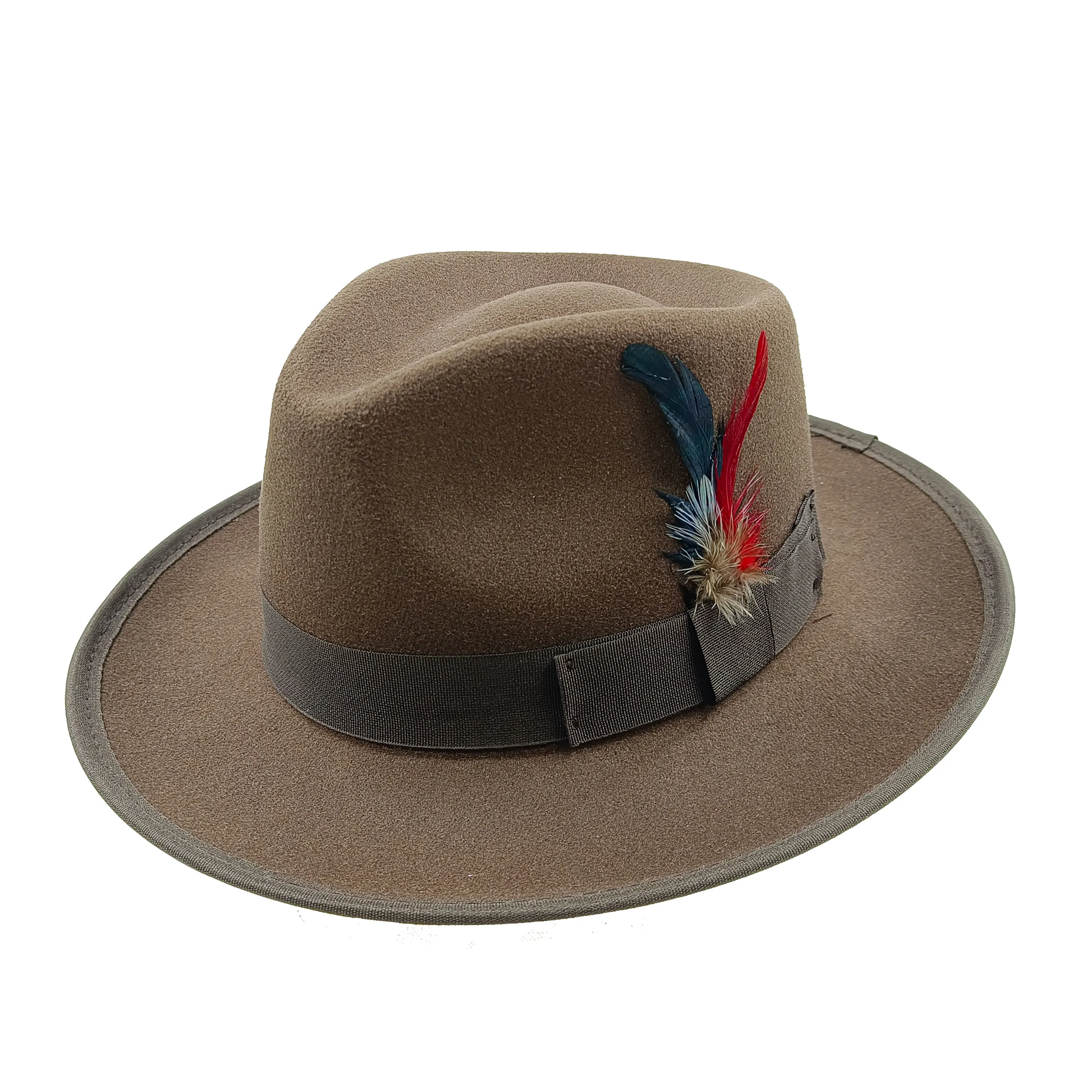 Chapeau Hommes  Fedora Hats - Fedora Chapeau D'hiver D'eau 9 5cm Brim Jazz  Hat Cap - Aliexpress