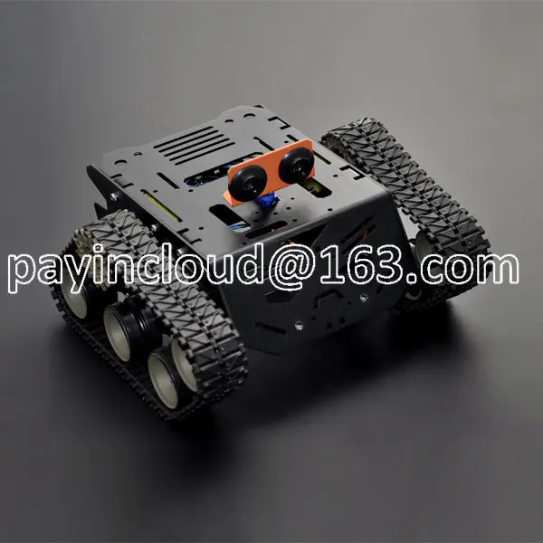 [Motore In Metallo] Robot Cingolato Trituratore Compatibile Con Arduino Raspberry Pi