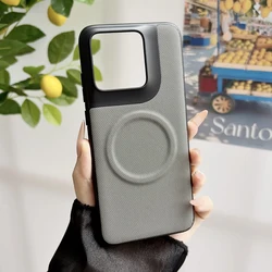 Magnetic Soft TPU + Diamond Pattern PU Leather Anti - Fingerprint Case for Motorola Edge 70 Fusion (Grey)