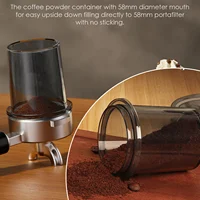 BioloMix Moulin à café électrique à bavures coniques avec support amovible, avec 48 réglages de mouture réglables, pour café expresso 5