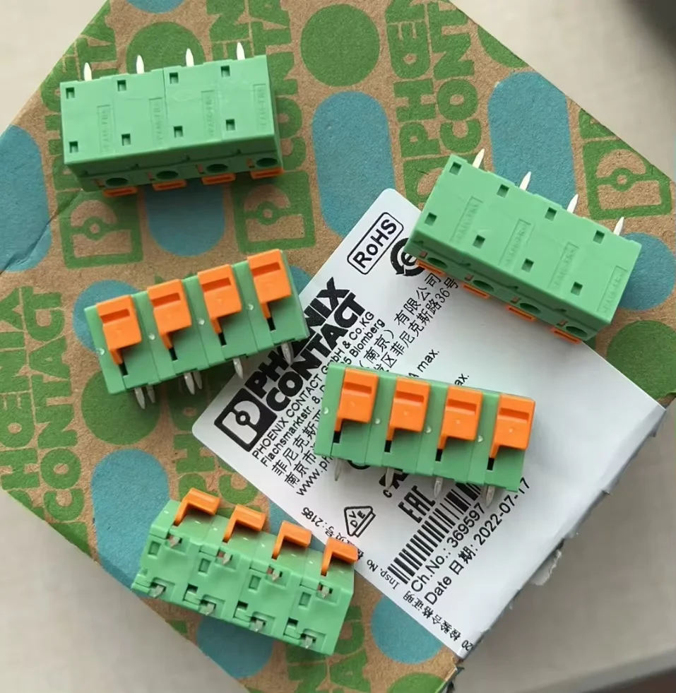 피닉스컨택트 새 제품 100% 재고 있음 FFKDSA 1/ V1-7.62-4 1700855 PCB 터미널 블록 4P 7.62 MM