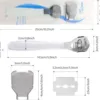 Foot Callus Shaver Heel Hard Skin Remover Hand Feet Pedicure Razor Tool Shavers Stainless Steel Handle 10 Blades Foot Care Tools 4