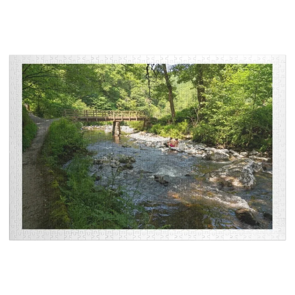 

Watersmeet Bridge Jigsaw Puzzle Customized Photo Custom Wooden Name Personalized Child Gift Personalized Kids Gifts Puzzle