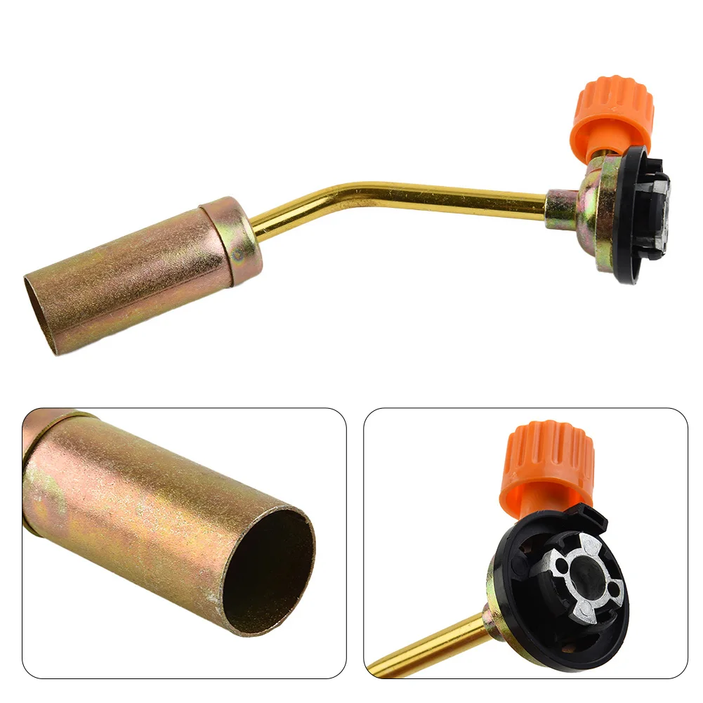 Butane Gas Blow Torch 19cm Kitchen Baking Nozzle Replacement Tool 1 Pcs Torch Accessories Adjustable butane gas burner
