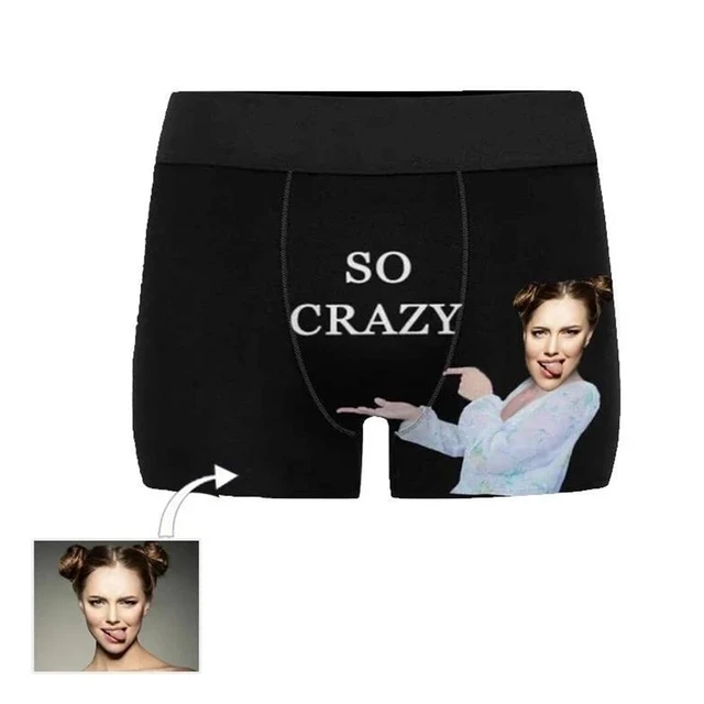 Personalize Funny Photo Man Boxer Shorts - The Perfect Gift for Him!