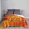 Venice Veneto Flag 3D Printed Blankets Comfortable Soft Flannel Sprint Lion of Saint Mark Throw Blanket for Sofa Office Bed 3