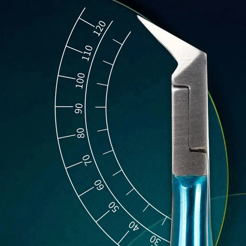 Professional Nail Care Kit - Stainless Steel Cuticle Nippers & Ingrown Toenail Scissors for Paronychia Treatment & Manicure