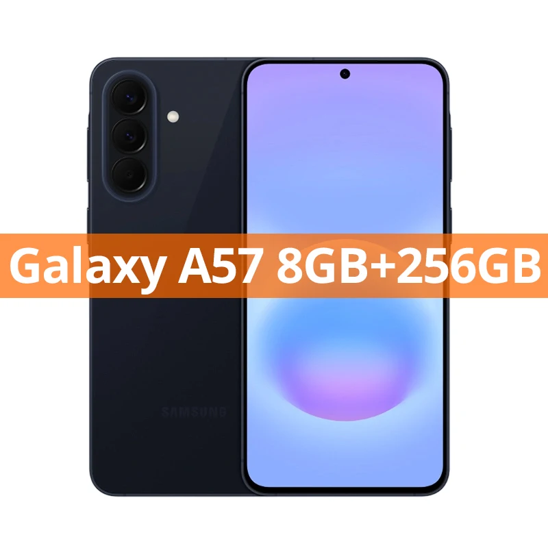 هاتف Samsung Galaxy A57 5G بشاشة Super AMOLED وكاميرا 50 ميجابكسل