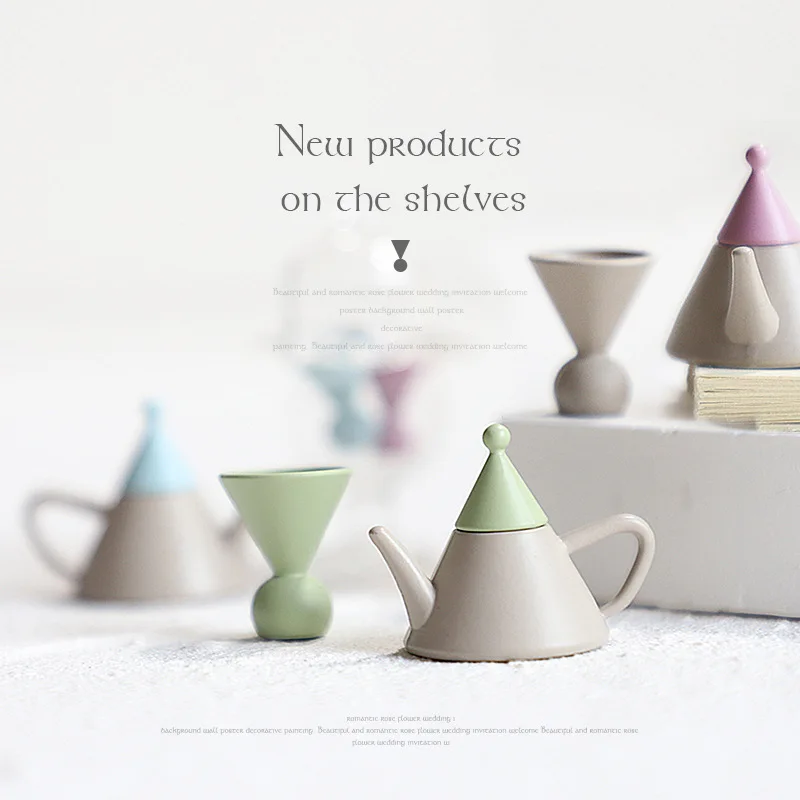 

1 Набор 1:12 миниатюрный кукольный домик, чайник, чашка, блюдце, чайный набор, кухонный креативный декор, модель игрушки, детский подарок для дома