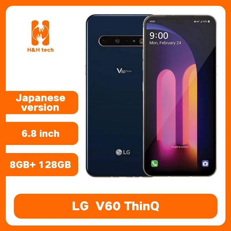 LG V60 ThinQ Original Japanese Version 6.8 inch Snapdragon
