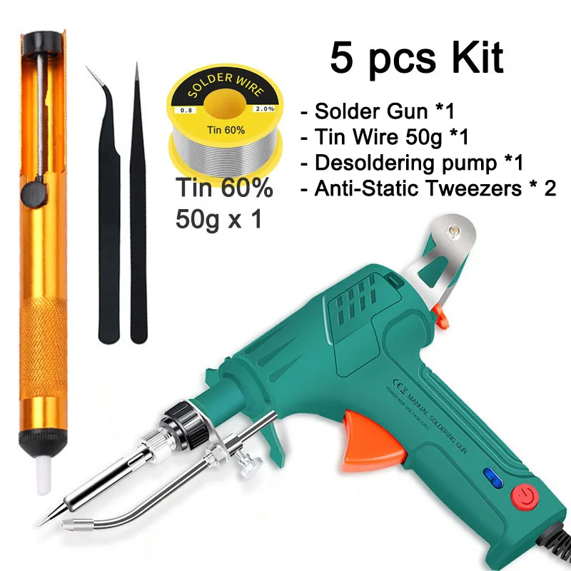 Pistolet à Souder électrique Dema 100W - 230V, Avec Accessoires, Référence D21059, Neuf