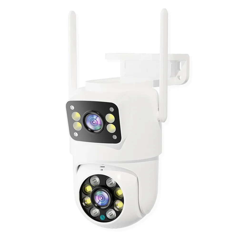 

4MP UHD Carecam APP Dual Lens Onvif Full Color Wireless PTZ IP Dome Camera AI Humanoid Home Security CCTV Baby Monitor