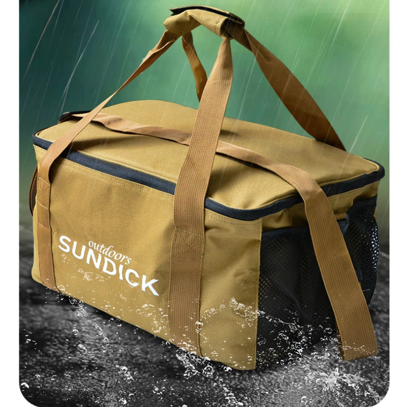 야외 방수 피크닉 가방, 대용량 보관 핸드백, 조리기구 냄비, 충돌 방지, 인터레이어 피크닉 가방, 캠핑 여행 