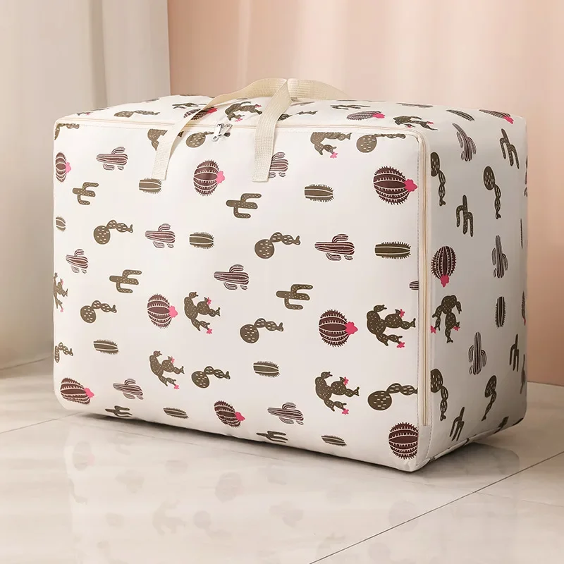 

Home Oxford Cloth Clothes Quilt Moisture-proof Storage Bag Super-capacity Moving Luggage Packing Bag Portable Travel Storage Bag