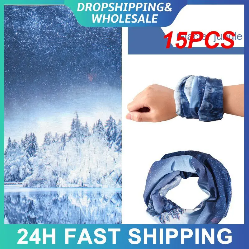 

15 шт., бесшовная велосипедная маска, 48 см, 24 см