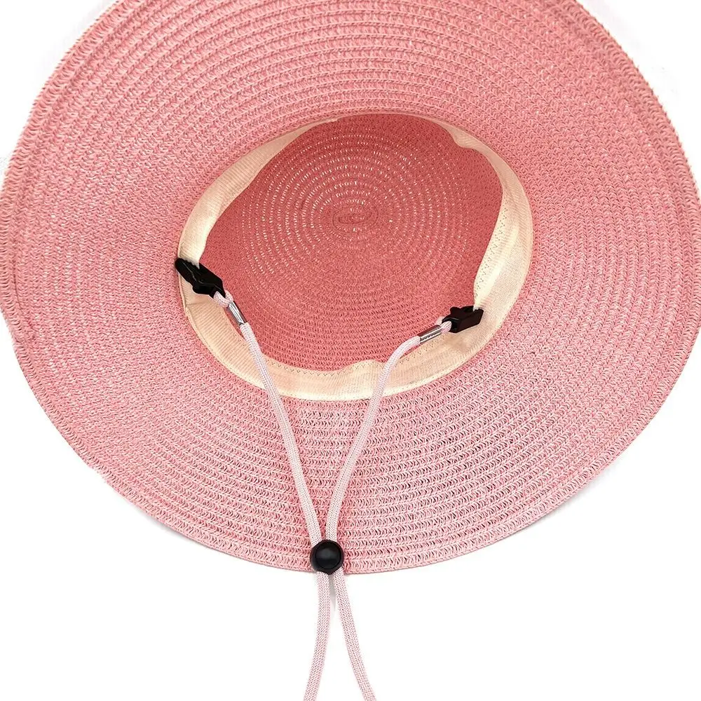 Anti-lost Anti-drop Rope Hat Retainer Hat Chin Cord Boating Riding Windproof Strap Clips for Adjustable Wind Mask Lanyard hat strap