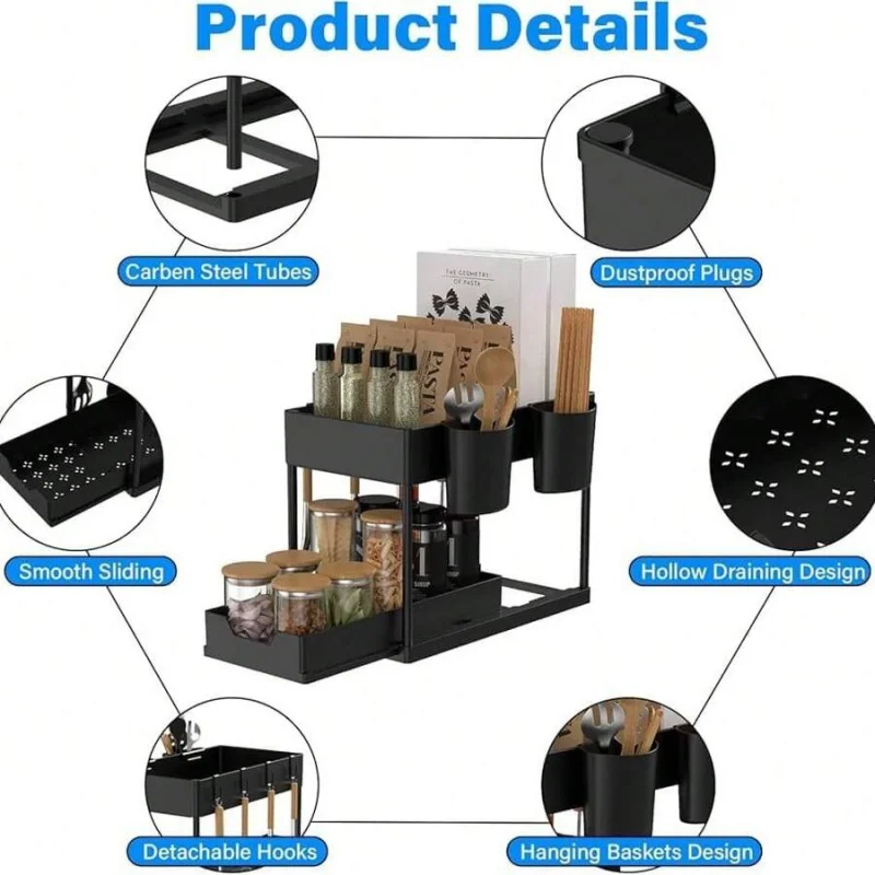 2-Tier Under Sink Organizer 6