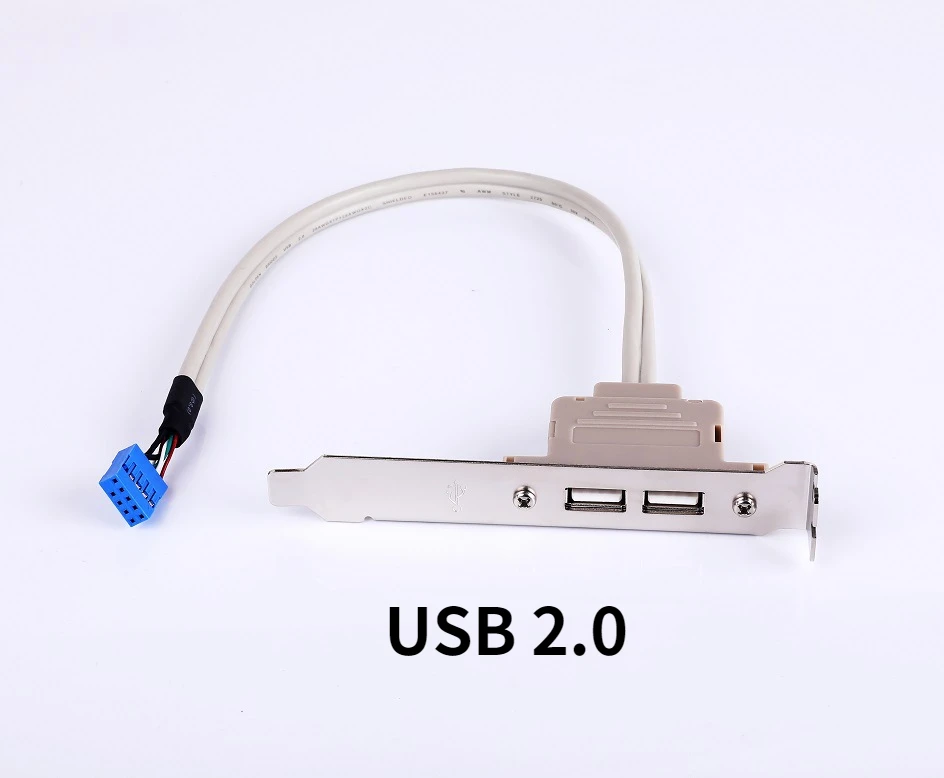 Full Size Motherboard Suporte com Slot Pci Placa Painel Traseiro Cabeçalho Conector Cabo Adaptador Usb 3.0 Feminino Novo 1pc - Imagem 4