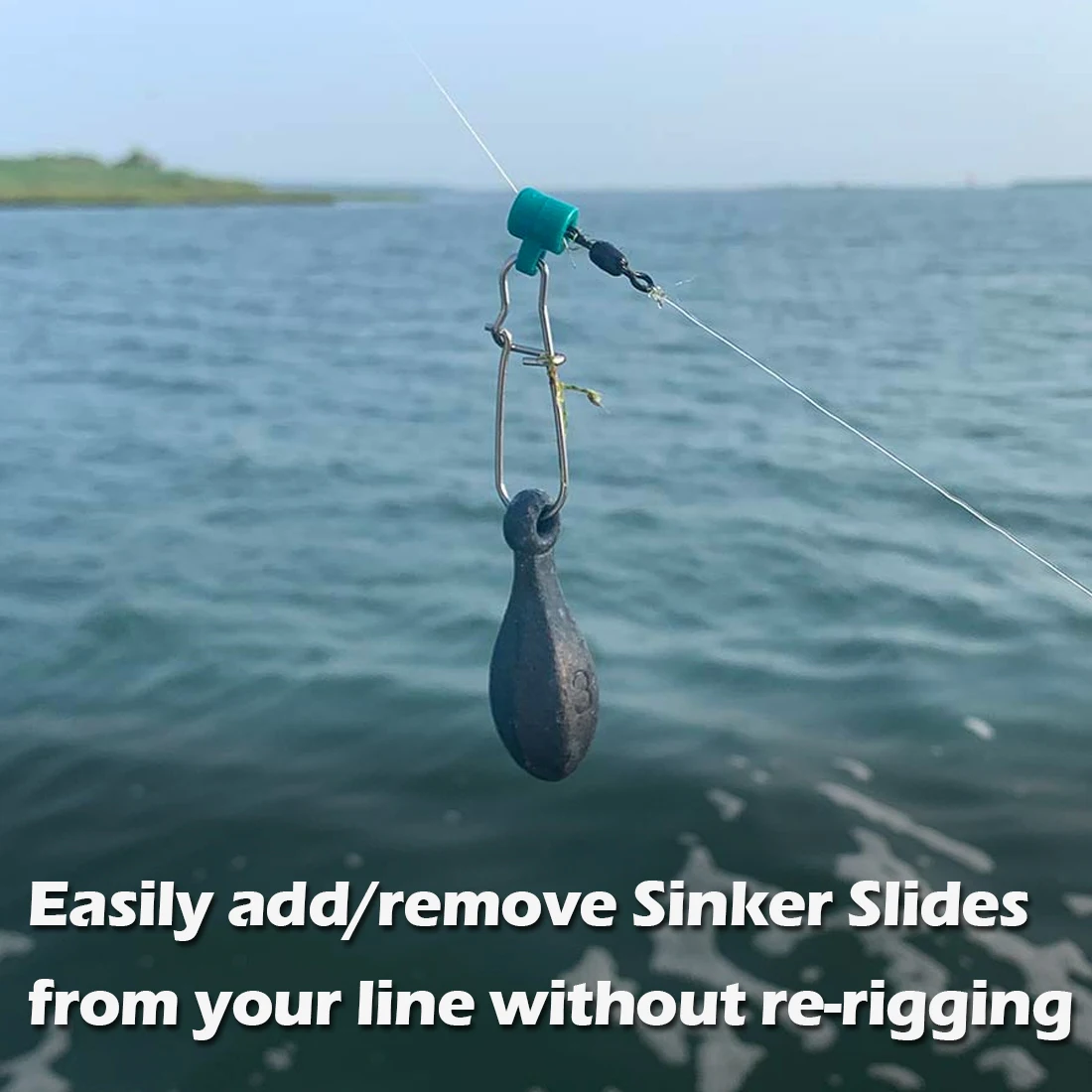 FishTrip Fishing Line Sinker Slides Catfish Swivels Snap