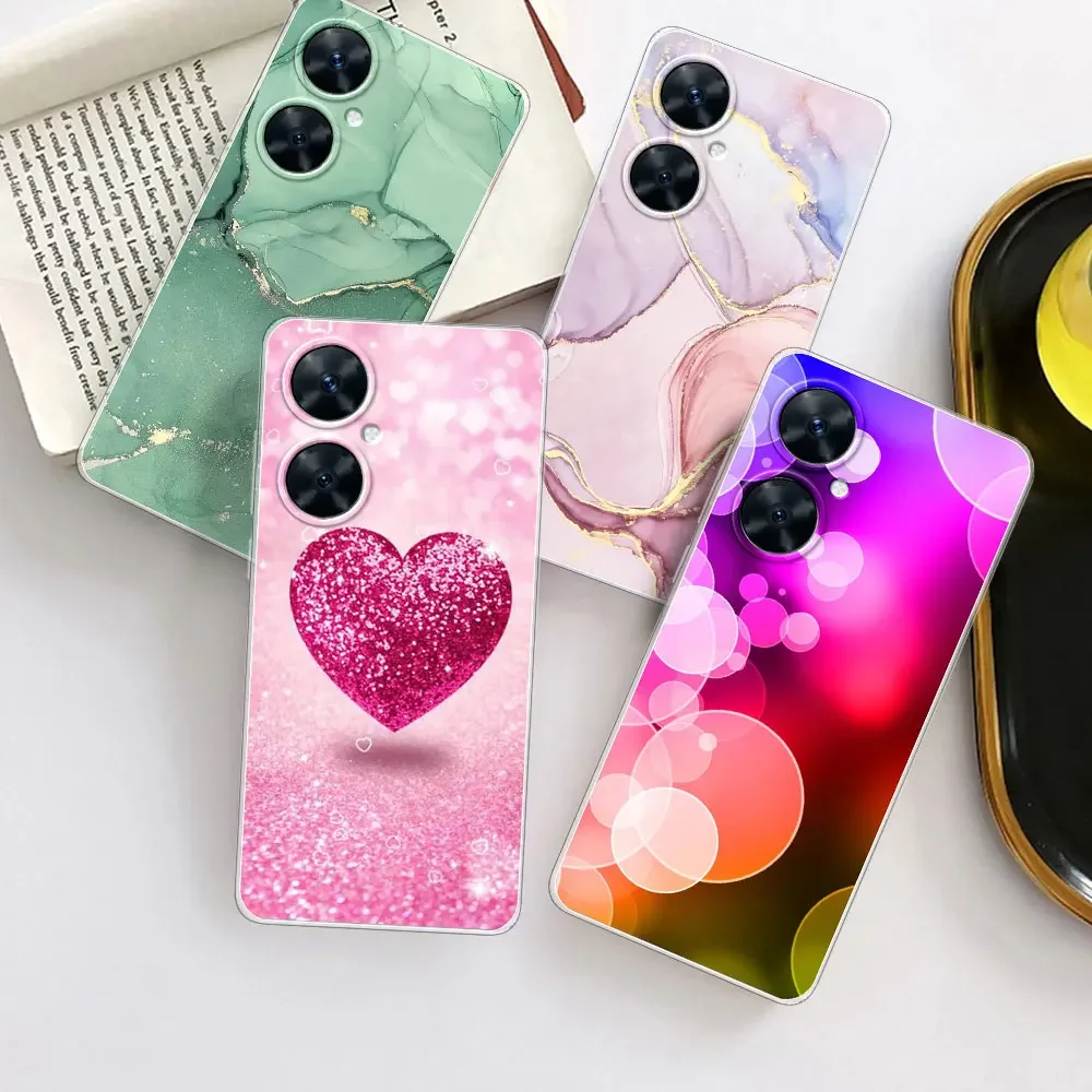 Transparent Silicone Phone Case with Bumper Protection
