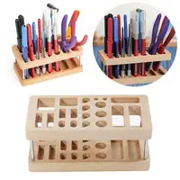 Wooden Model Tools Kit Organizer Rack For DIY Model Building Making Tool Storage Hobby Tools Holder Crafts Tools Rack Stand 2