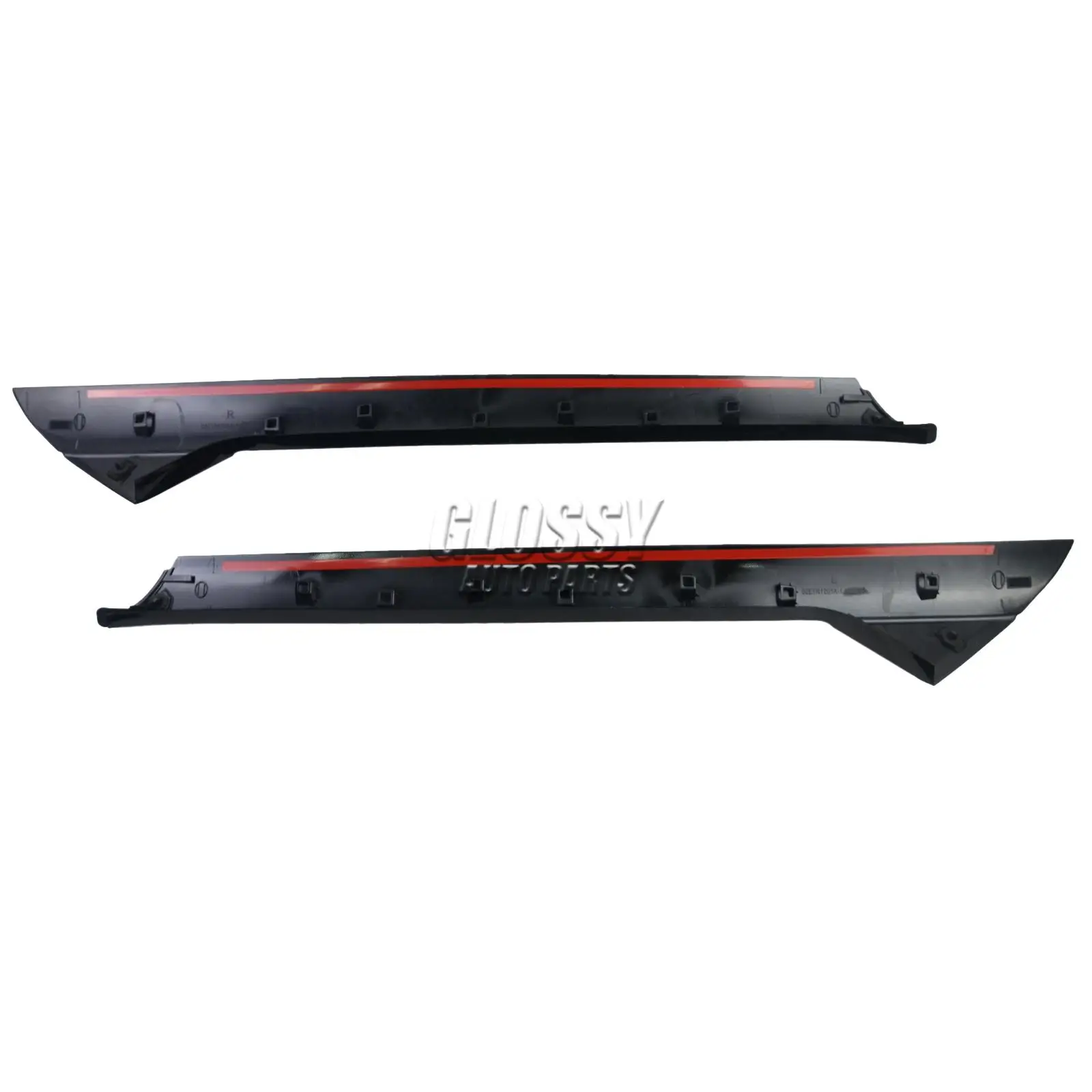 AP03 2 * 왼쪽 + 오른쪽 앞 유리 외부 트림 몰딩 BB5Z7803145AA BB5Z7803144AA for Ford