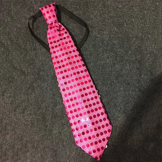 Men Led Glowing Tie Bowkont Ties Luminous Sequins Flashing Necktie For Birthday Wedding Christmas Halloween Cosplay Party Decor 6