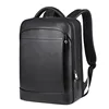 tylish Men's Genuine Leather Backpack, Premium Business Multifunctional Dual Shoulder Bag, Cowhide Laptop Travel Backpack 1
