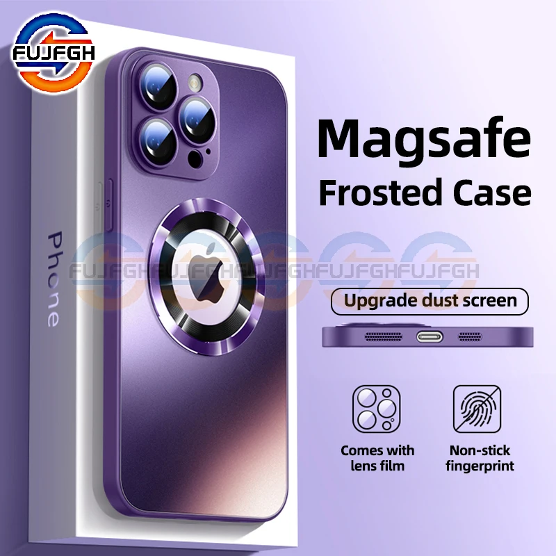 Funda Iphone 13 Pro Max Magsafe  Iphone 12 Cases Max Charger - Luxury  Matte Magnetic - Aliexpress