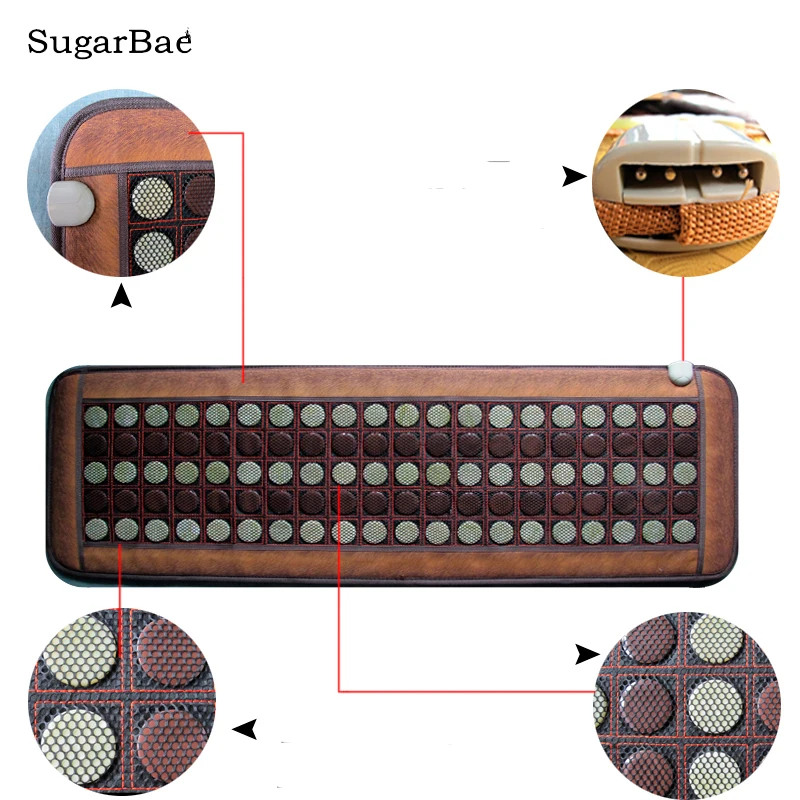 

Electric Tourmaline Heating Mattress Jade Massage Cushion Healthy Office Sofa Pad For Sale 50*150CM