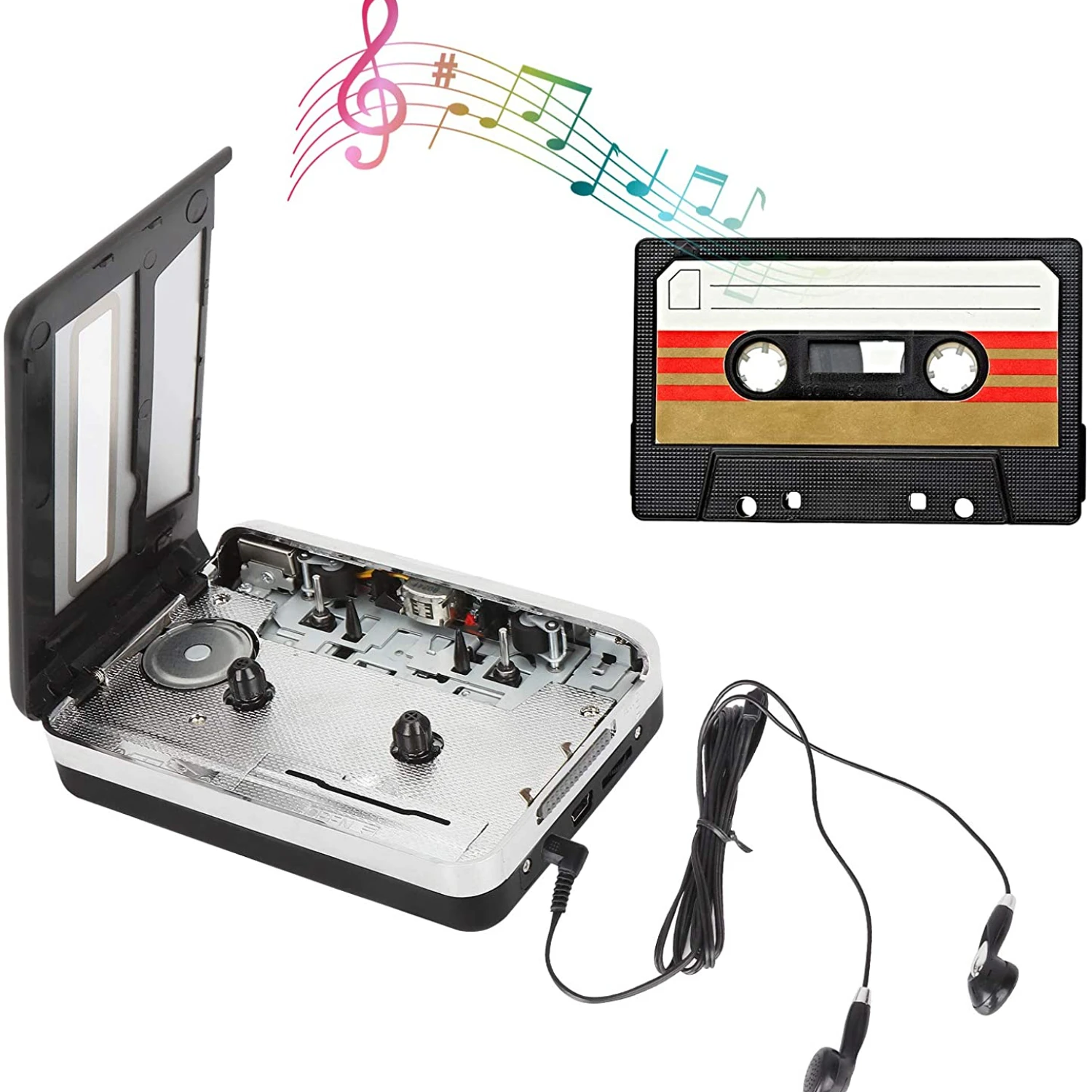 walkman cassette player fm am radio vintage style lightweight for news Newest Professional Audio Cassette Player Recorders Tape Walkman USB Cassette Player to MP3 Converter