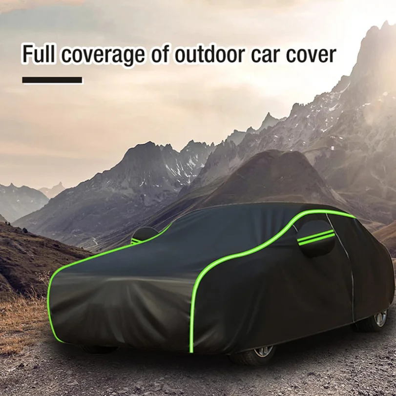 All-Weather Oxford Cloth Car Cover - Waterproof, Sunshade, and Rainproof Protection