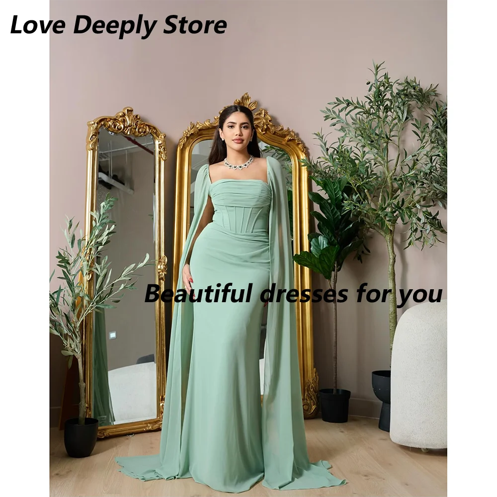 DELLA COUTURE Fashion Women's Summer Navy Round Neck Chiffon Evening Dress With H | ChicGrl