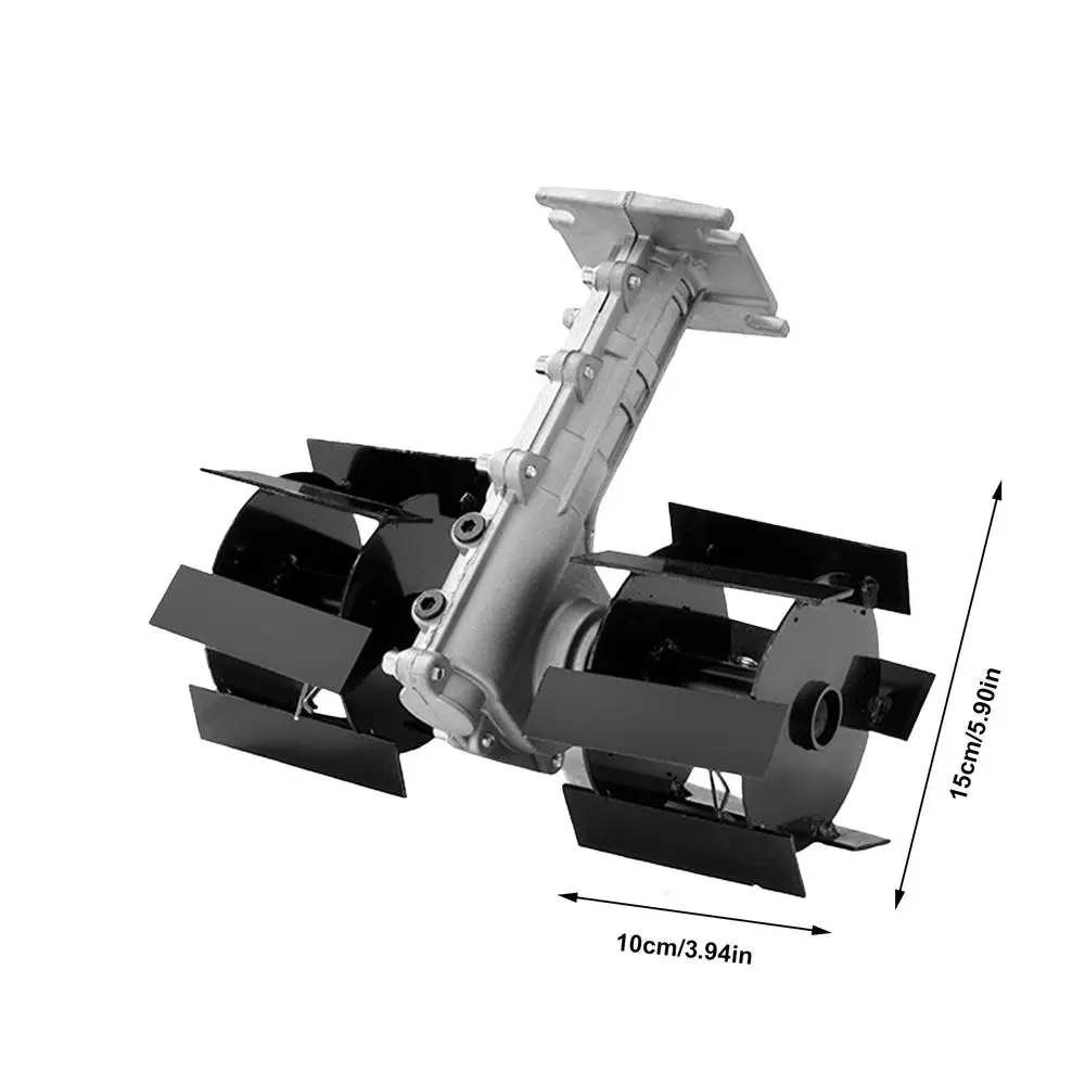 Universal Precision Alloy Lawnmower Mower Accessory Straight Oblique Blade Loosening Trenching Weeding Deep Plowing Wheel